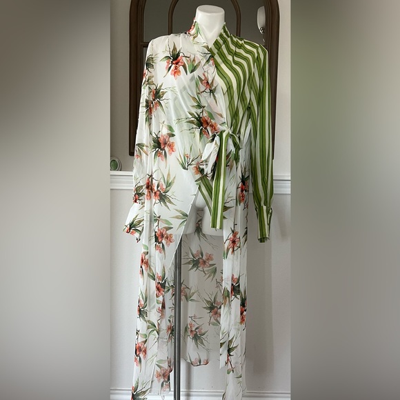 Anthropologie’s PatBo High-Low Tunic Mixed Print Blouse, Size XL New w/Tag - Picture 10 of 17